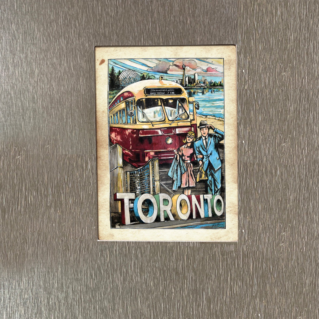 Toronto World Class City Fridge Magnet