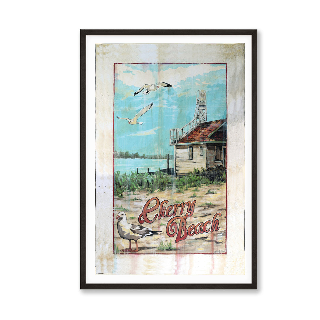 Cherry Beach Framed Poster 16X20