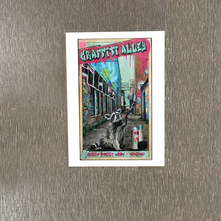 Graffiti Alley Queen West Toronto Fridge Magnet