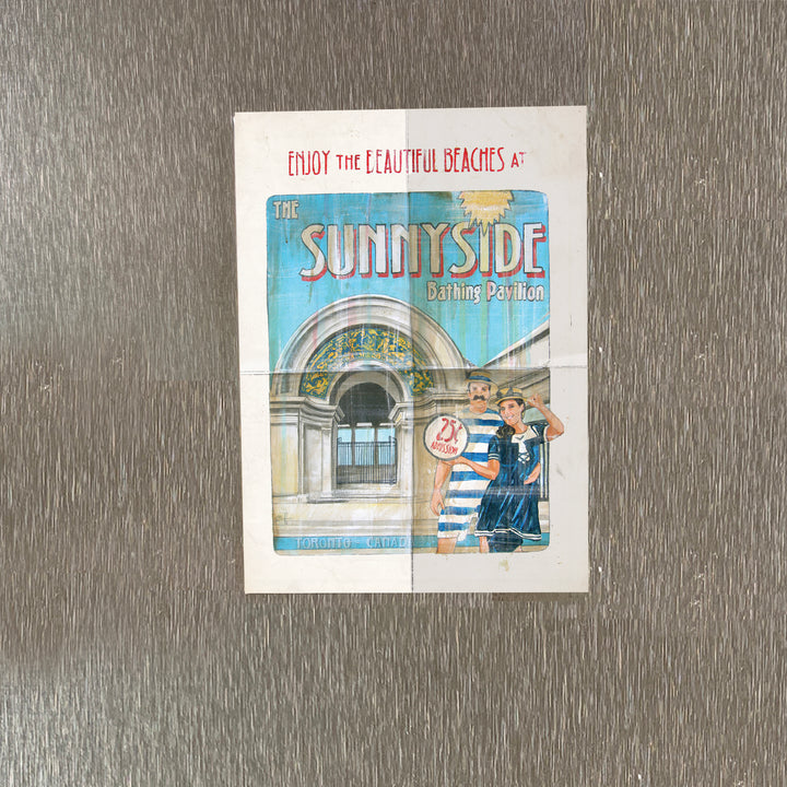 Sunnyside Bathing Pavillion Toronto Fridge Magnet