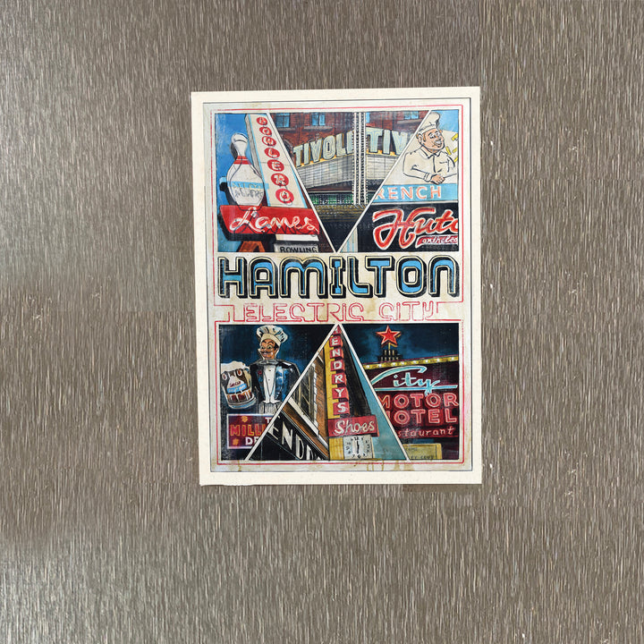 Hamilton Ontario Souvenir Fridge Magnet plain