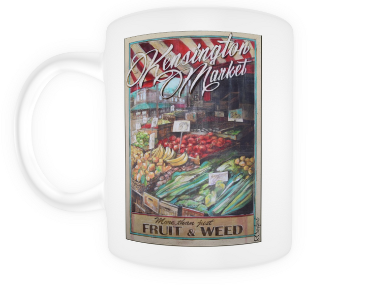 Kensington Market Coffee Mug - More than just fruit & weed