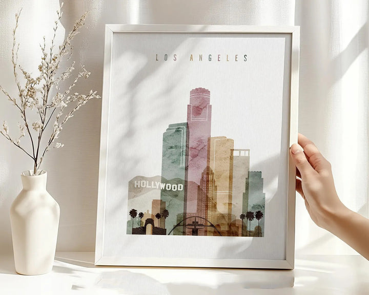 Los Angeles Art Print Travel Poster