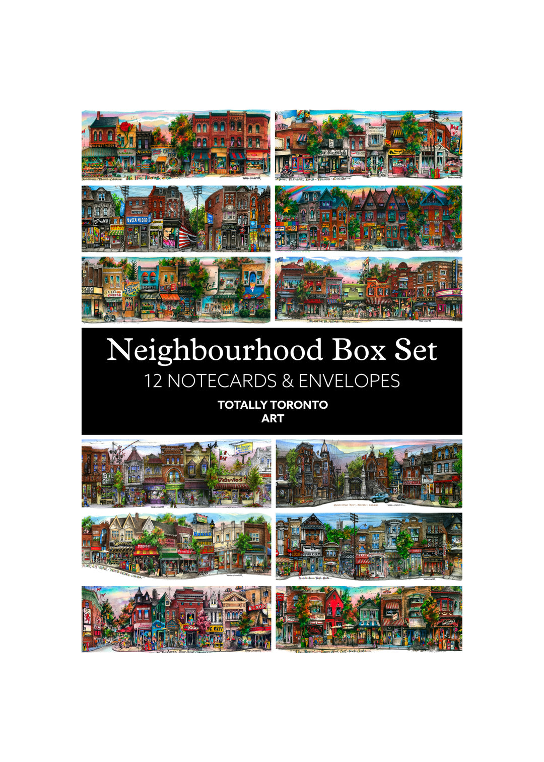 Toronto Neighbourhoods Card Box Set