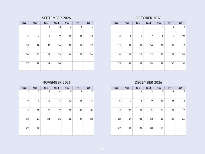 2027 Toronto Neighbourhood Calendar