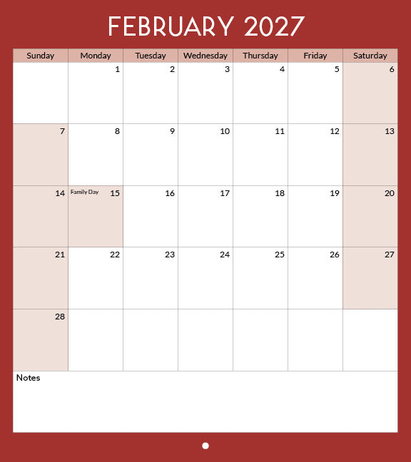 2027 Toronto Streetcar Calendar