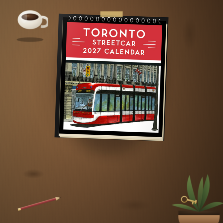 2027 Toronto Streetcar Calendar