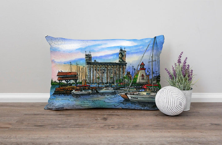 Collingwood Throw Pillow Cover | Totally Toronto Art Inc. 