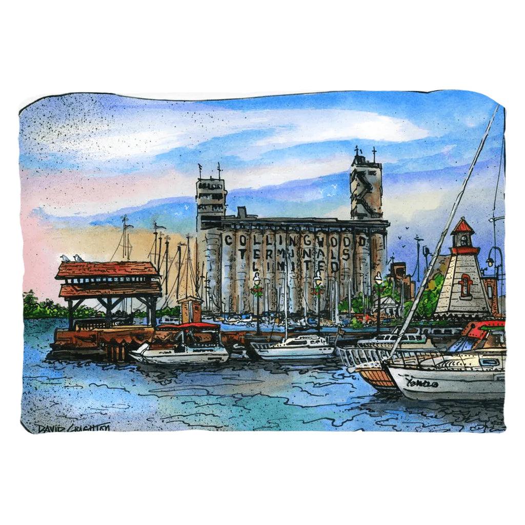 Collingwood Throw Pillow Cover | Totally Toronto Art Inc. 