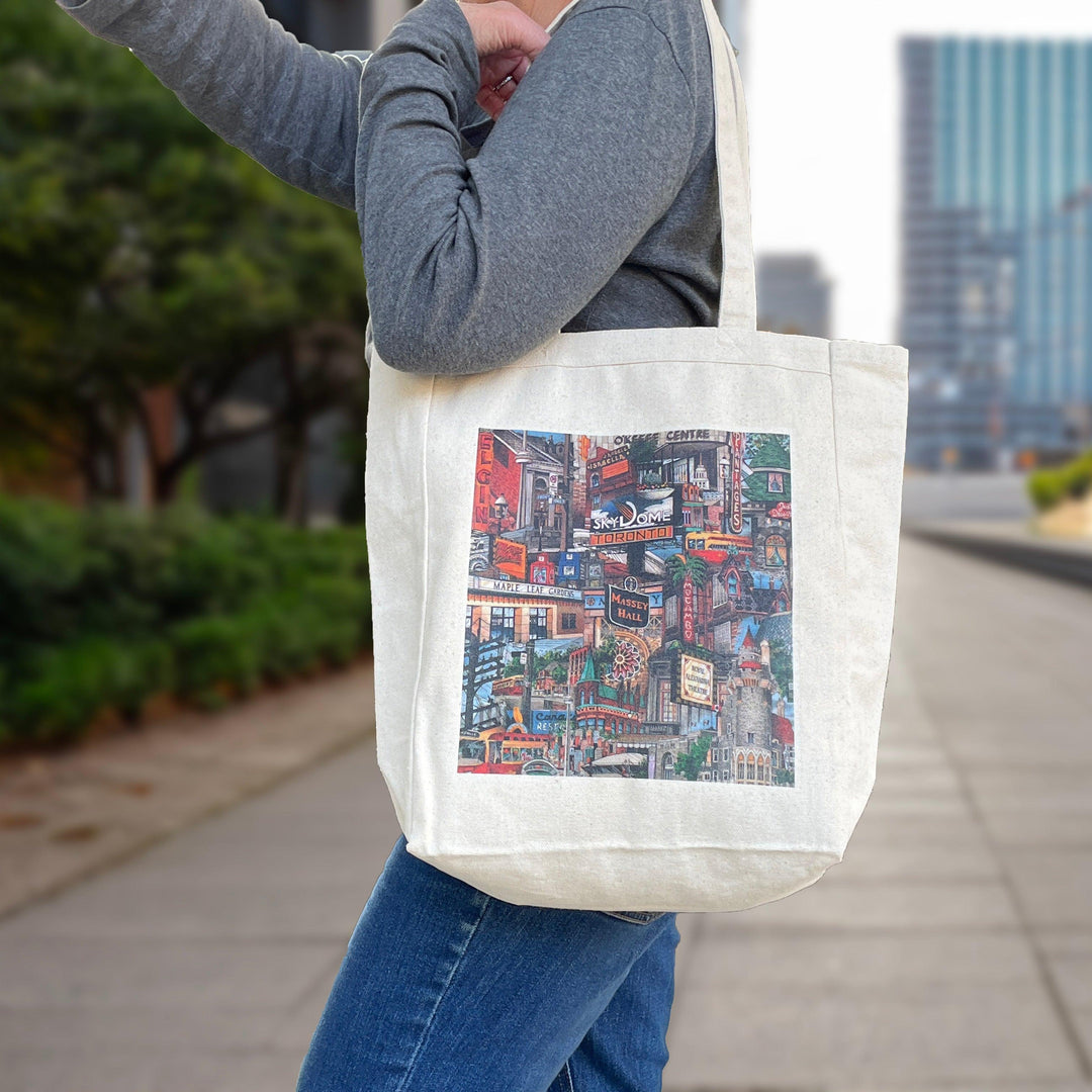 My Toronto Tote Bag | Econo My Toronto Tote Bag | Totally Toronto Art Inc. 