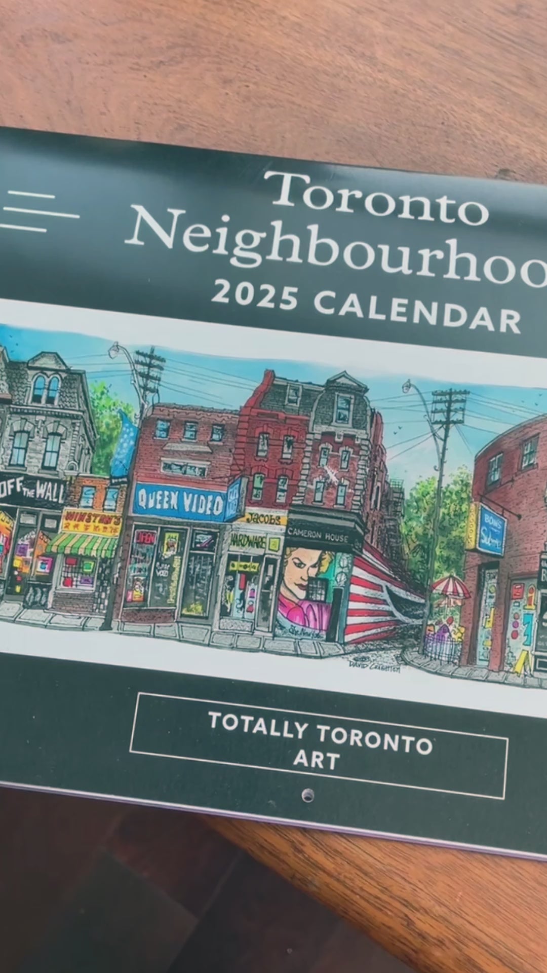 Toronto Neighbourhood Calendar 2025 Video