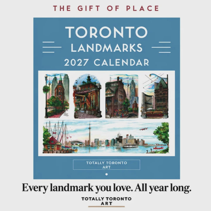 2027 Toronto Landmarks Calendar