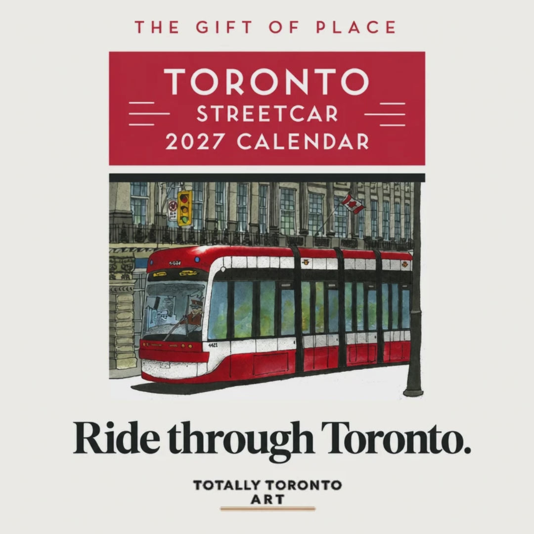 2027 Toronto Streetcar Calendar