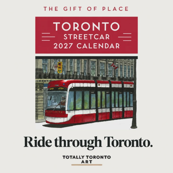 2027 Toronto Streetcar Calendar