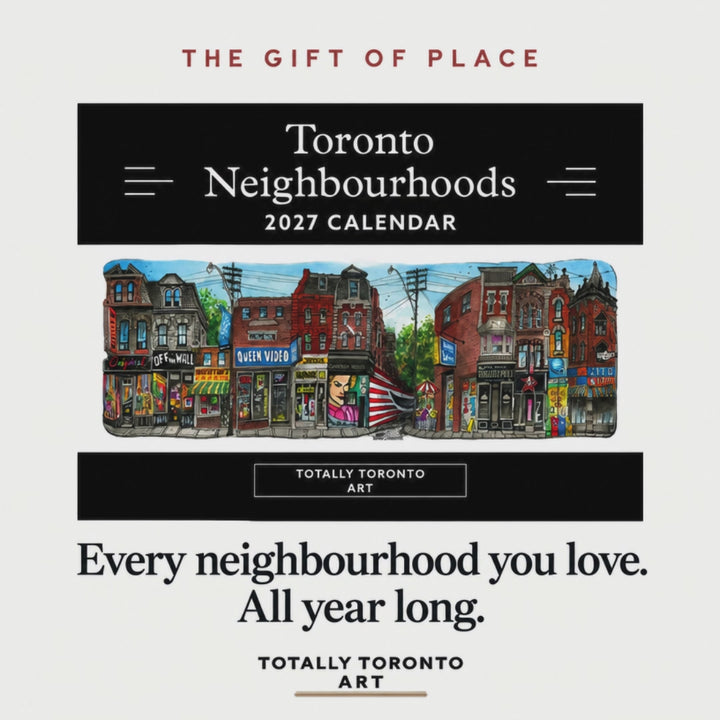 2027 Toronto Neighbourhood Calendar