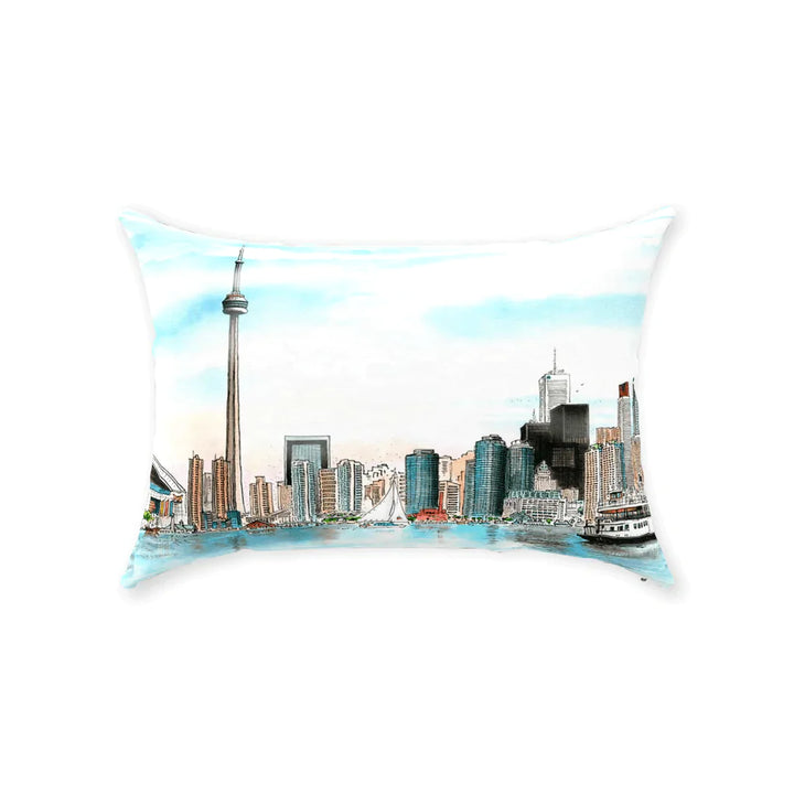 Toronto Skyline Throw Pillow | Totally Toronto Art Inc. 