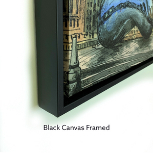 Example of Canvas Framed Artwork from Totally Toronto Art