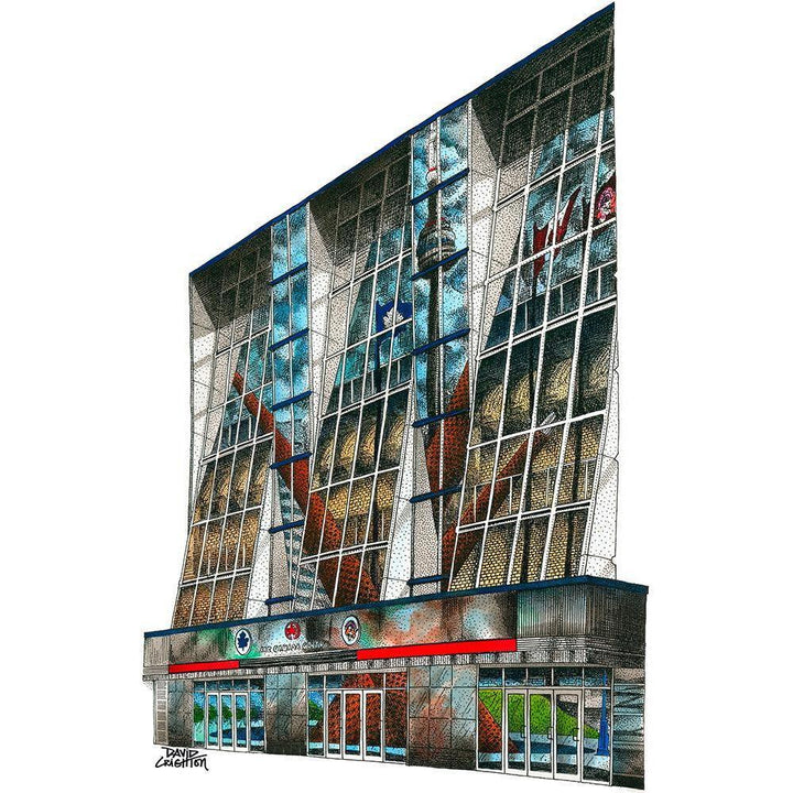 Air Canada Centre Toronto Postcard | Totally Toronto Art Inc. 