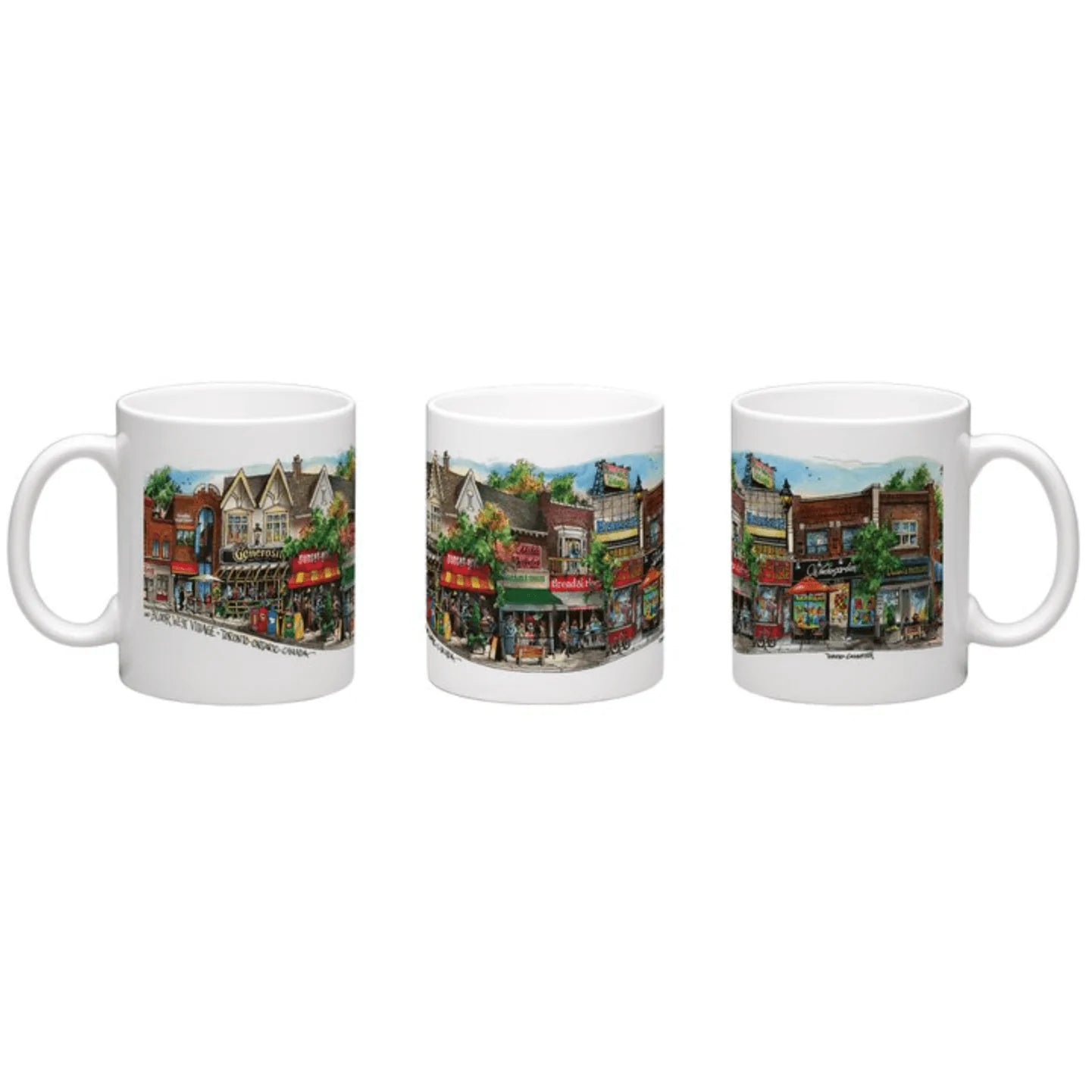Bloor West Toronto Coffee mug | Totally Toronto Art Inc. 