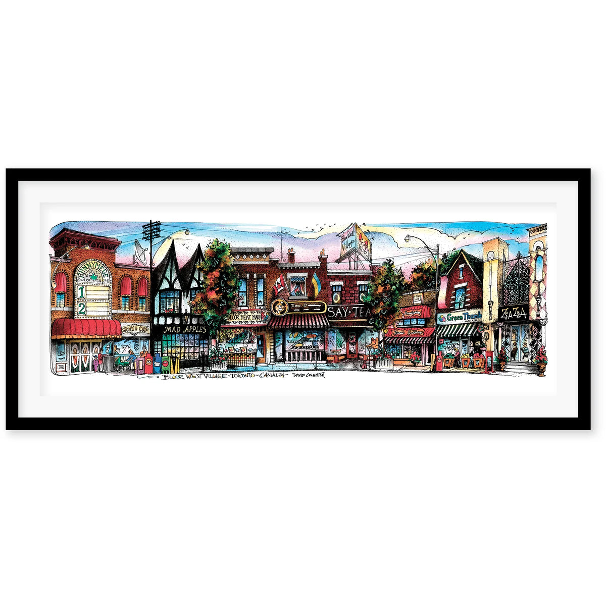 Bloor West Village #2 Toronto Wall Art | Totally Toronto Art Inc.