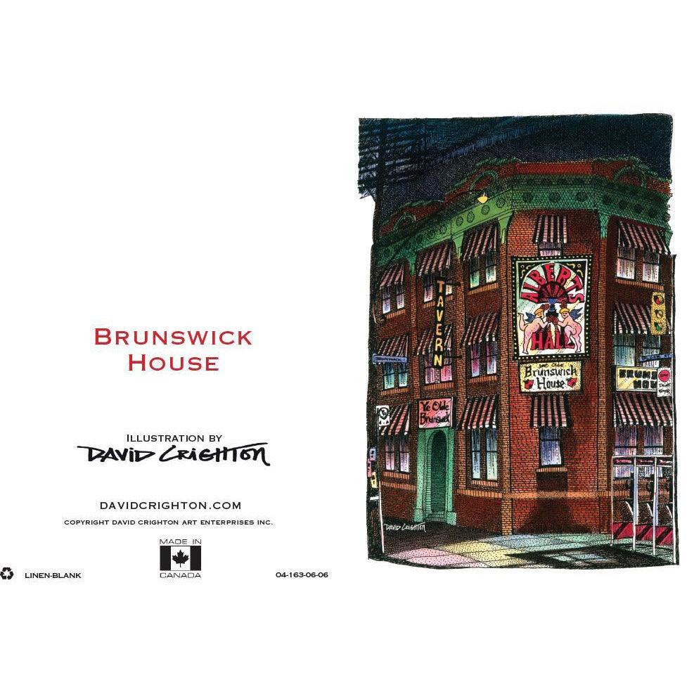 Brunswick House Toronto Greeting Card | Totally Toronto Art Inc. 