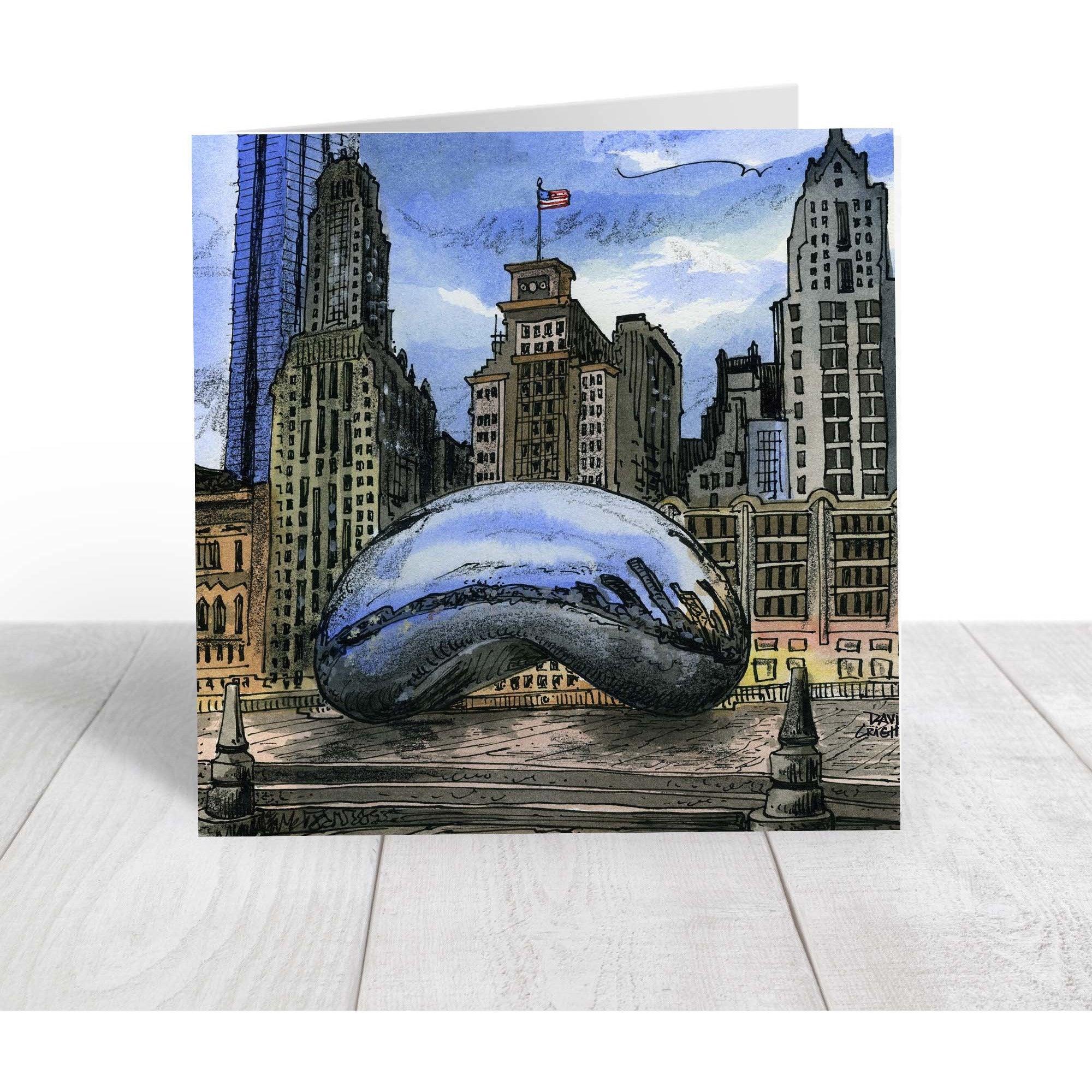 Chicago, Ill, USA Greeting Card | Totally Toronto Art Inc. 