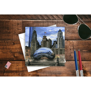 Chicago, Ill, USA Greeting Card | Totally Toronto Art Inc. 