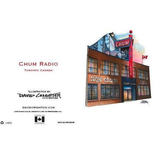 Chum Radio Toronto Greeting Card | Totally Toronto Art Inc. 