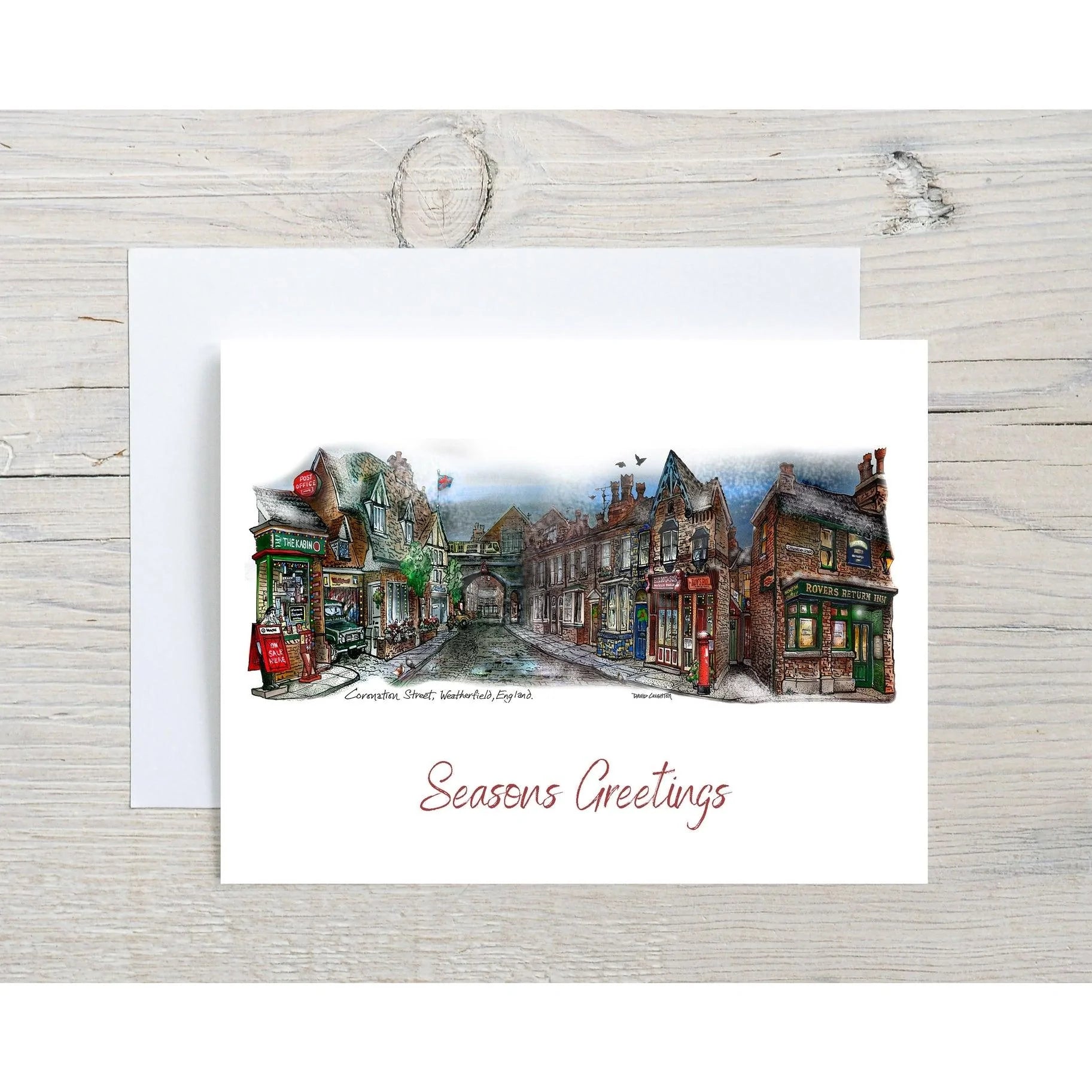 Coronation Street Christmas Card V2 | Totally Toronto Art Inc. 