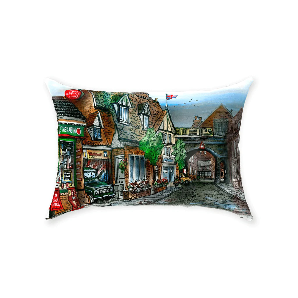 Coronation Street Classic Lumbar Pillows | Totally Toronto Art Inc. 