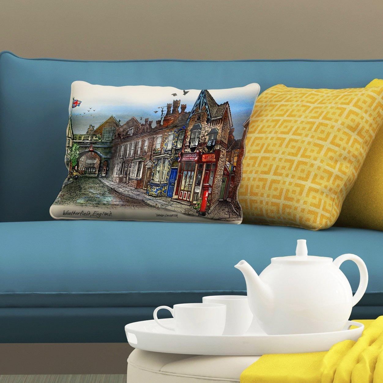 Coronation Street Classic Lumbar Pillows | Totally Toronto Art Inc. 