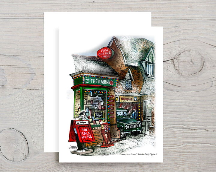 Coronation Street "Kabin" Christmas Card | Totally Toronto Art Inc. 