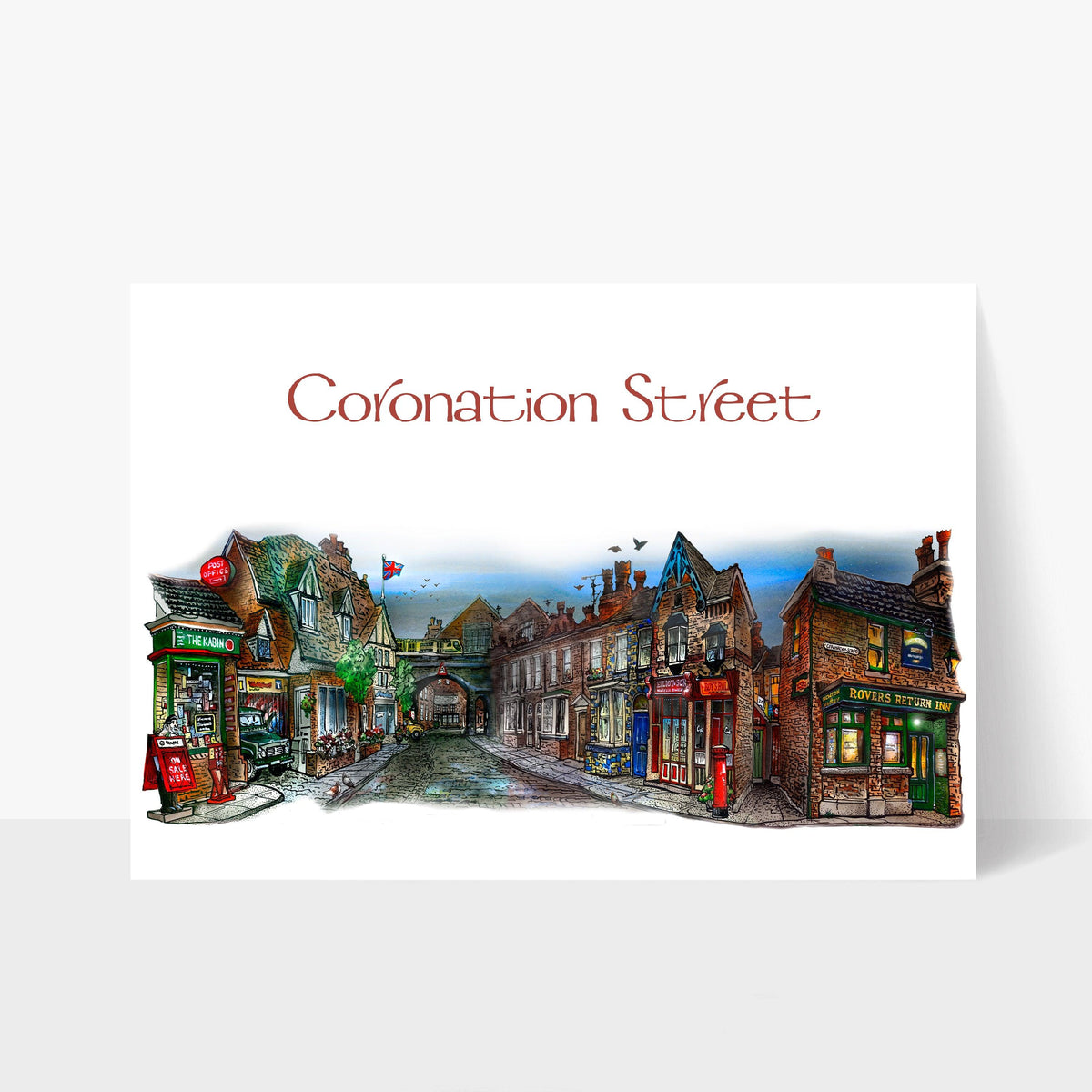 Coronation Street Postcard | Totally Toronto Art Inc. 