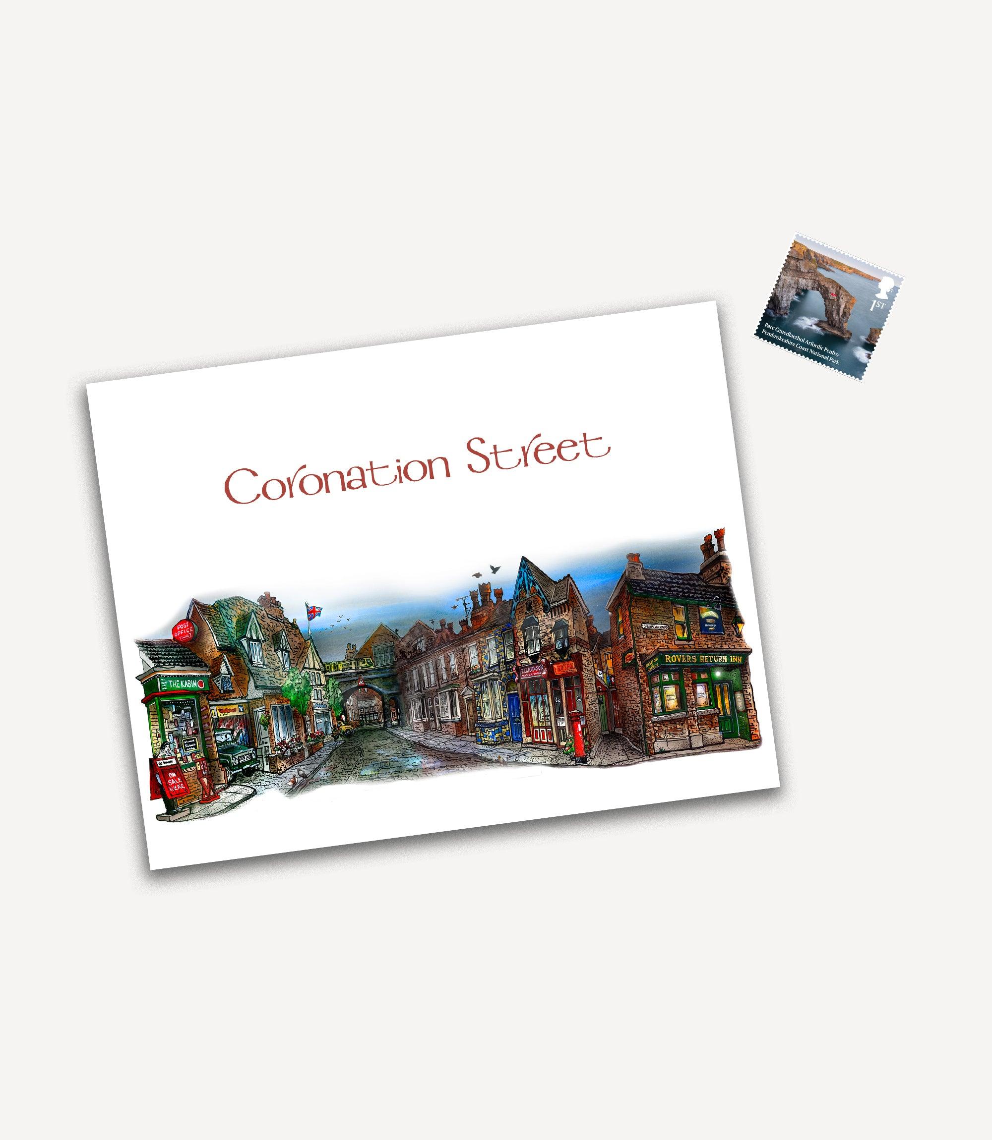 Coronation Street Postcard | Totally Toronto Art Inc. 