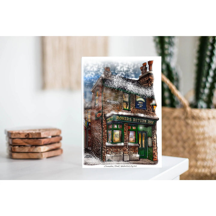 Coronation Street "Rovers Return" Christmas Card | Totally Toronto Art Inc. 