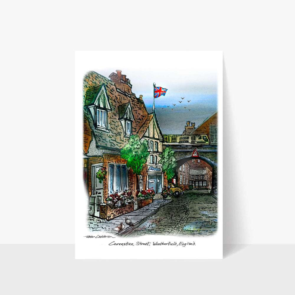Coronation Street "Viaduct" Postcard | Totally Toronto Art Inc. 