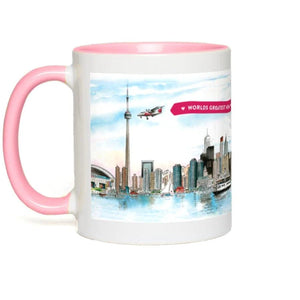 Custom Valentine's Day Mug | Toronto Skyline | Totally Toronto Art Inc. 