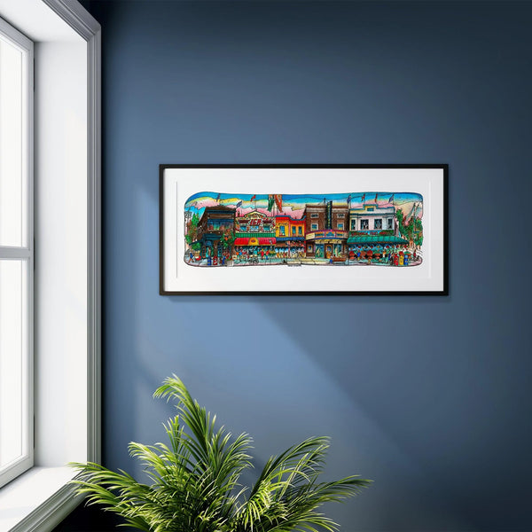 Danforth Avenue 1, Toronto Wall Art Totally Toronto Art Inc.