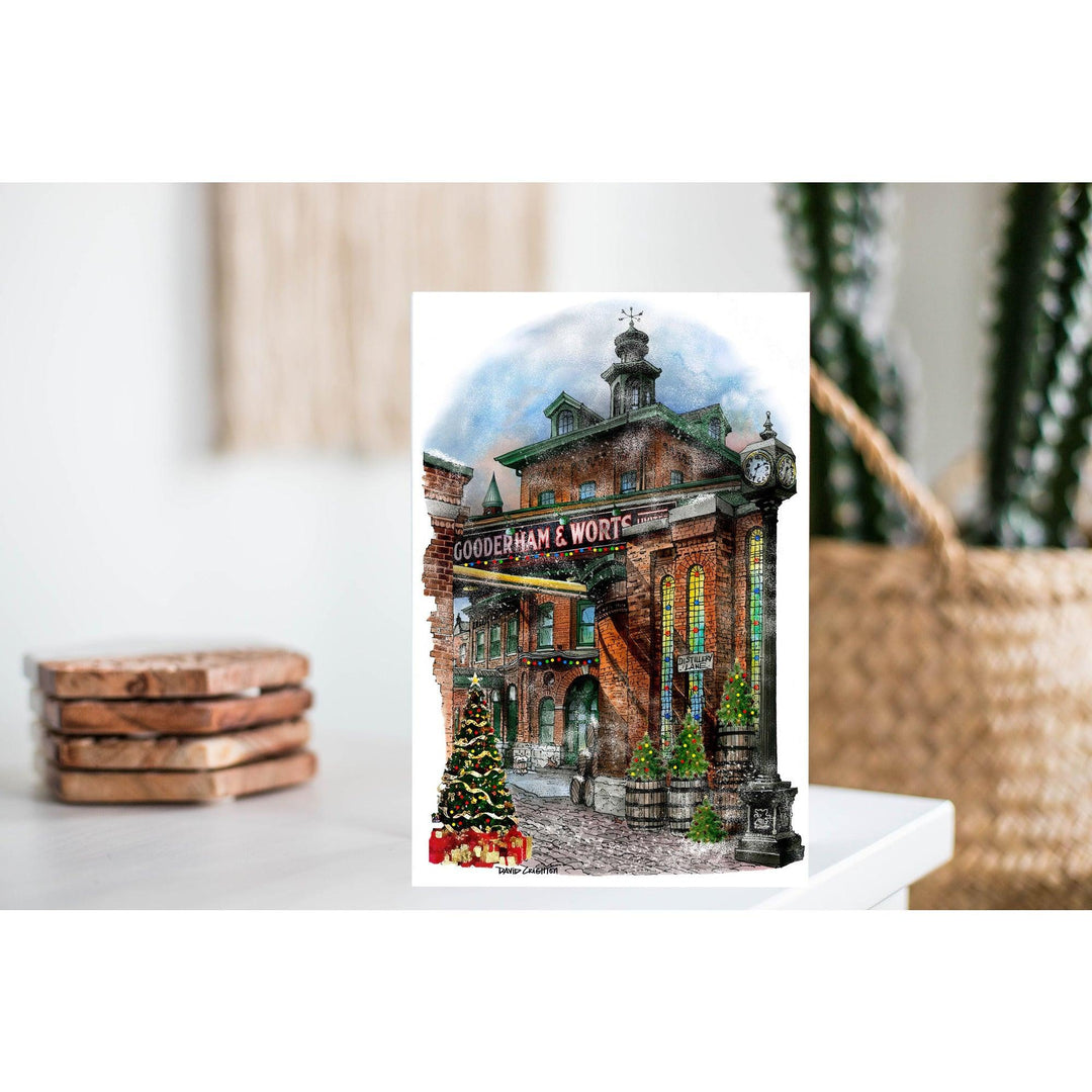 Distillery District Christmas  Card | Totally Toronto Art Inc. 