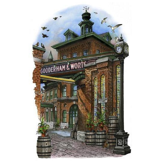 Distillery District Toronto Post Card | Totally Toronto Art Inc. 