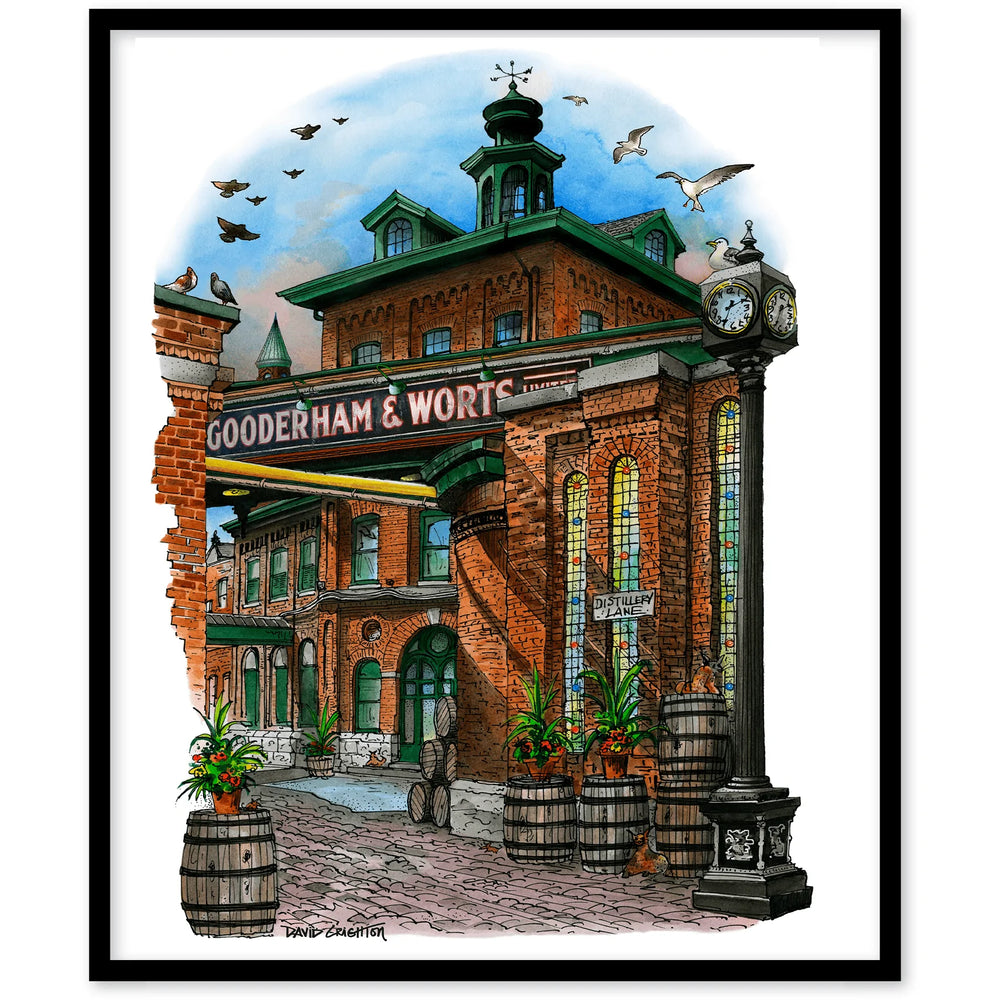 Distillery District Toronto Wall Art | Totally Toronto Art Inc. 