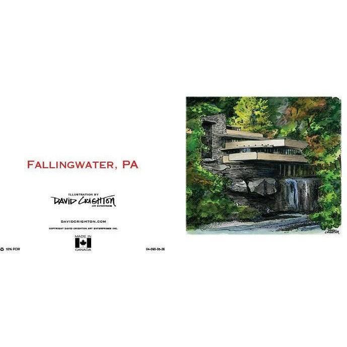 Fallingwater, PA, USA Greeting Card | Totally Toronto Art Inc. 
