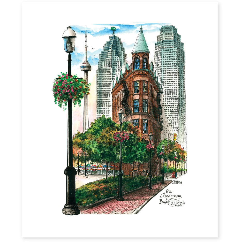 Flatiron Building Classic Toronto Art Print | Totally Toronto Art Inc. 