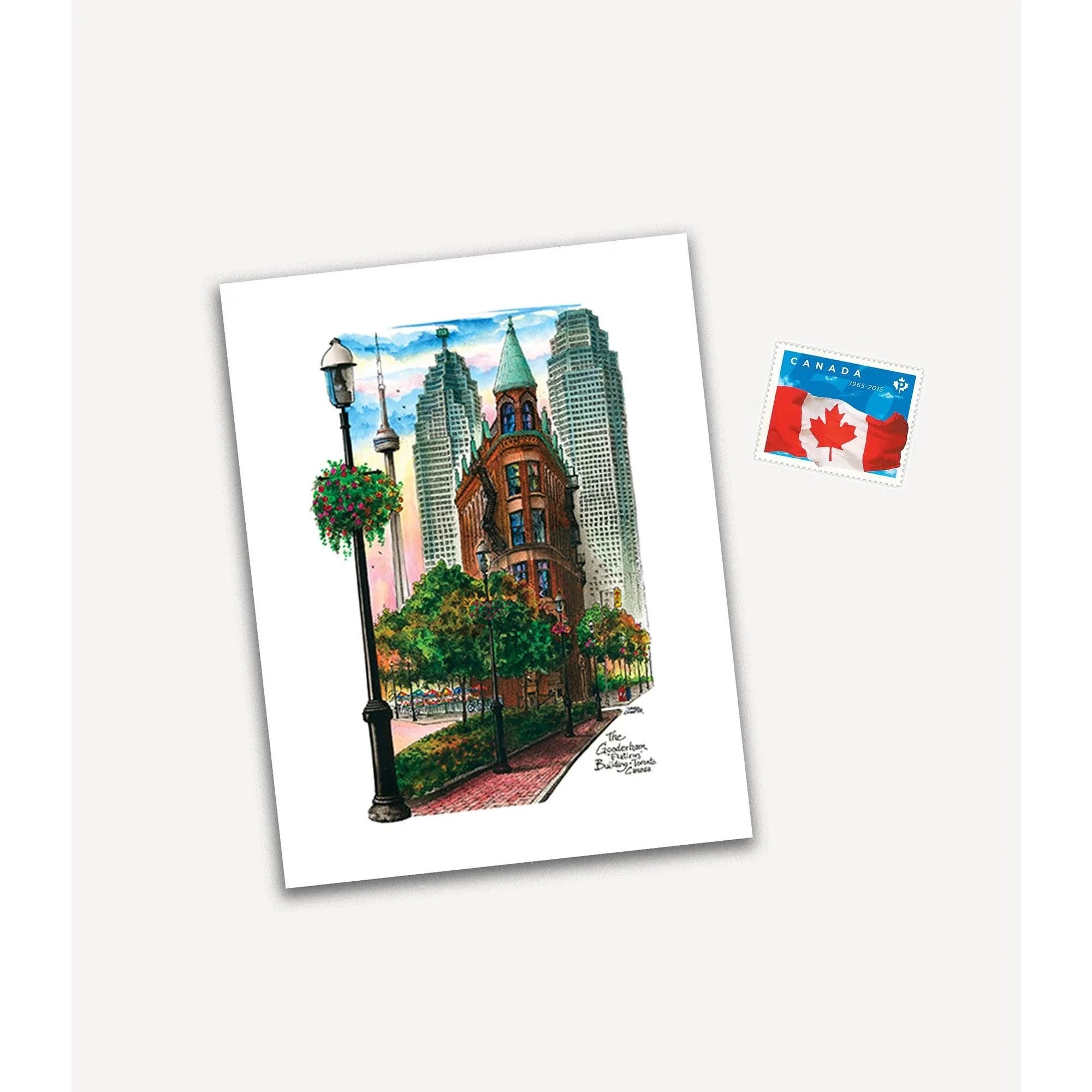 Flatiron Building "Classic" Toronto PostCard | Totally Toronto Art Inc. 