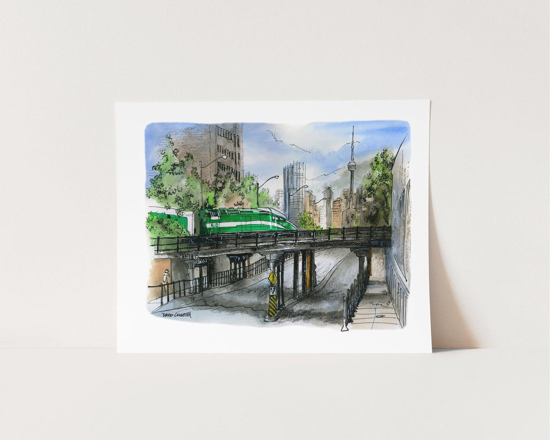 Go Train Toronto Vector Go Train Ontario Poster