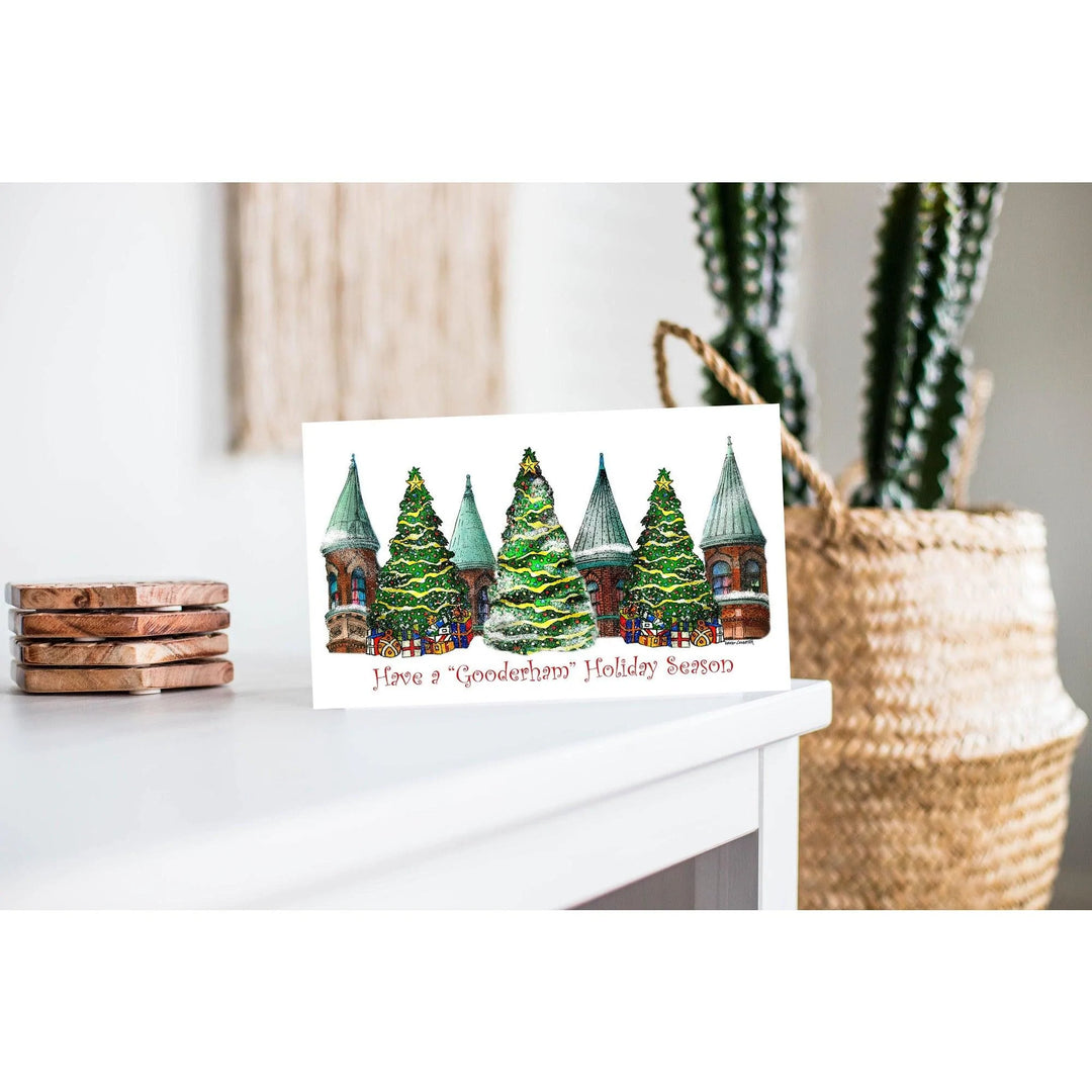 Gooderham Flatiron Toronto Christmas Card | Totally Toronto Art Inc. 