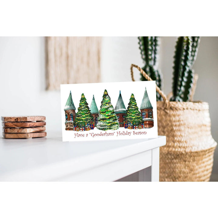 Gooderham Flatiron Toronto Christmas Card | Totally Toronto Art Inc. 