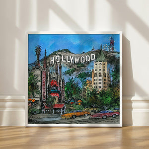 Hollywood, California, USA Wall Art | Totally Toronto Art Inc. 