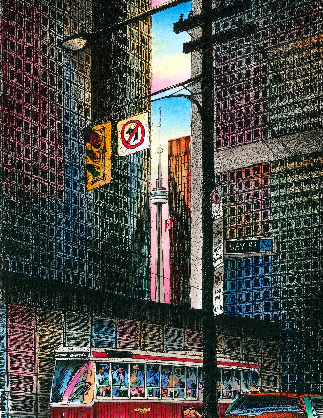 King and Bay Toronto Poster | Totally Toronto Art Inc. 