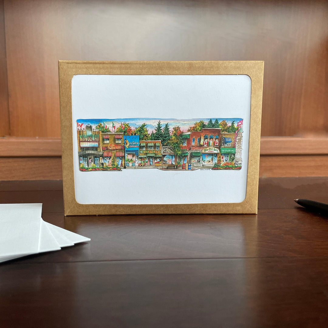 Kingsway Greeting Card Gift Box | Totally Toronto Art Inc. 